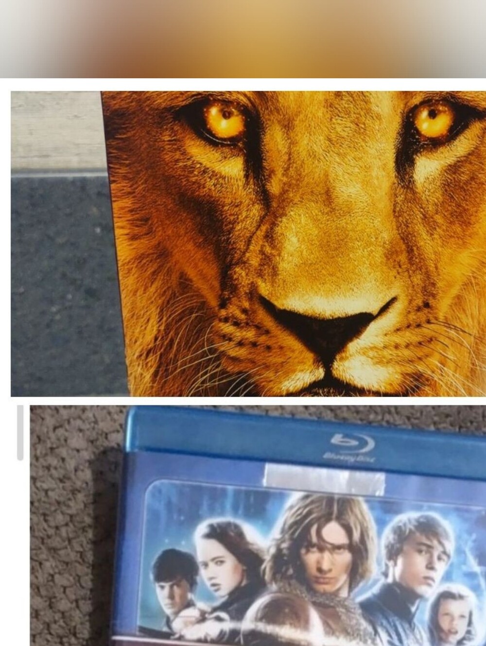 The Chronicles of Narnia Blu-ray Movie & Book Set Bundle, EUC